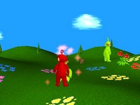 une photo d'Ã©cran de Teletubbies sur Sony Playstation